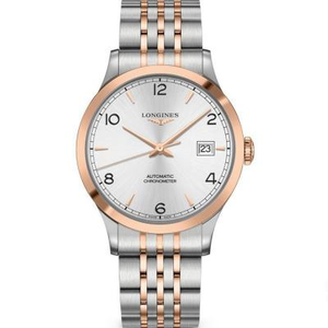 AF Longines Pioneer Series L2.821.5.76.7 Men's Mechanical Watch New Style Rose Gold Steel Band AF Longines Pioneer Series L2.821.5.76.7 Men's Mechanical Watch New Style Rose Gold Steel Band