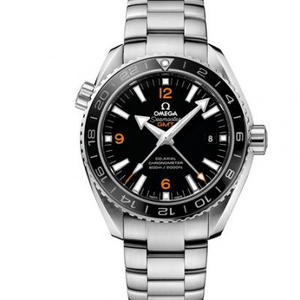 VS Omega Planet Ocean GMT 43.5mm 1:1 8605 movement stainless steel strap automatic mechanical men's watch .