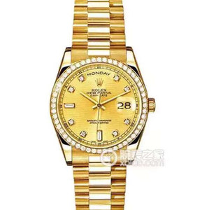 Rolex model: 118348-83208 series week calendar type mechanical men’s watch. .