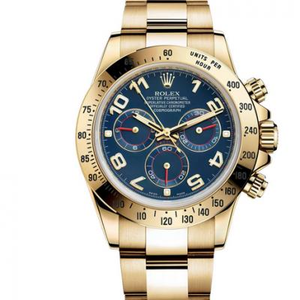 JH Factory Rolex Universe Chronograph Full Gold Daytona 116528 Men's Mechanical Watch V7 Edition Reissue Watch
