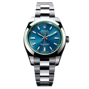 Rolex green glass 116400gv-0002 mechanical Men's watch.