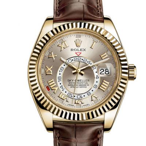Rolex model: 326138 series SKY-DWELLER mechanical men's watch.