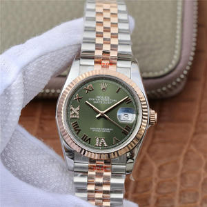 GM new Lady datejust 36mm rose gold 2018 new datejust 14k gold-covered series automatic mechanical movement stainless steel strap