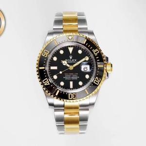 The new VR product debuts in the VR sea ambassador single red ghost king 43MM K gold version that divides the era of the artifact replica Rolex sea descent 18K gold watch.