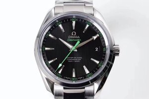 VS Factory Omega Seamaster Series 150m Black Surface Steel Band Men's Mechanical Watch Luminous
