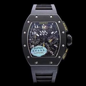 KV Taiwan factory's strongest masterpiece arrives in small quantities, Richard Mille RM-011 black ceramic limited edition, strong attack, high-end quality