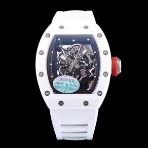 KV Taiwan factory Richard Mille RICHARDMILLE strongest replica RM055 series white ceramic.