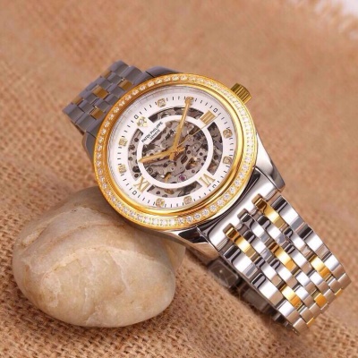 Swiss high imitation Patek Philippe men's watch hollow 18K gold automatic mechanical men's watch. - Click Image to Close