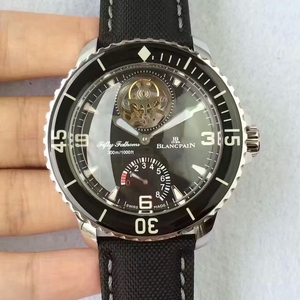 Uno a uno replica alta imitazione orologio meccanico maschile Blancpain 5025-3630-52 50? Orologio da uomo vero tourbillon
