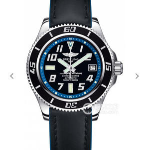 GM Breitling SUPEROCEAN42 Superocean 42 orologio serie Superocean 42 orologio anello interno, con giallo, rosso, blu, nero e bianco