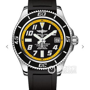 GM Breitling SUPEROCEAN42 Superocean 42 orologio serie Superocean 42 orologio anello interno, con giallo, rosso, blu, nero e bianco