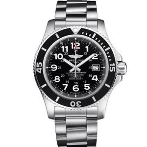 TF Breitling Super Ocean serie A17392D7 cinturino in acciaio edizione speciale meccanico orologio da uomo piastra nera.