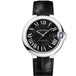 HBB v6 versione fabbrica v7 Cartier serie di palloncini blu WSBB0003 macchinari Orologio nero faccia nera cintura nera.