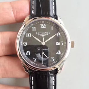 EF Factory Longines Master L2.708.4.78.3 Series Orologio meccanico da uomo con quadrante nero Visualizzazione dell'energia cinetica. EF Factory Longines Master L2.708.4.78.3 Series Orologio meccanico da uomo con quadrante nero Visualizzazione dell'energia cinetica.