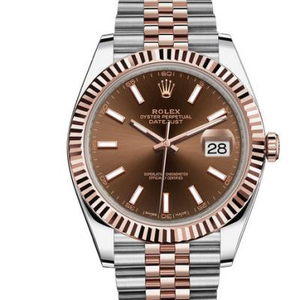 Rolex Datejust serie 126331-0002 orologio da uomo. Veri colpi del movimento meccanico! 41mm di diametro Uno a una qualità di fascia alta, 18 placcatura
