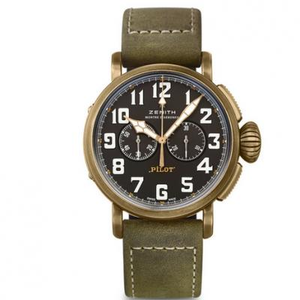 XF Factory Ri-promulgazione pilota 29.2430.4069/21.C800 Bronzo Cavaliere Top Reissue Watch