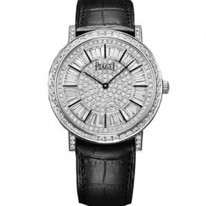 UU Piaget Extraordinary Treasure Series G0A37128 Ultra-sottile Full Rhinestone Men Mechanical Belt Watch