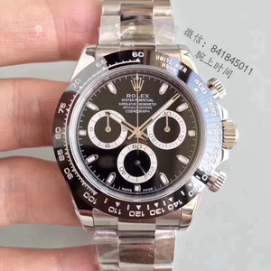AR factory replica Rolex Daytona black classic men's mechanical watch ar produced raw materials AR factory replica Rolex Daytona black classic men's mechanical watch ar produced raw materials