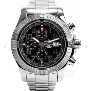 GF heruitgave Breitling Avenger II chronograaf tweede generatie (Avenger II) zwart mechanisch herenhorloge