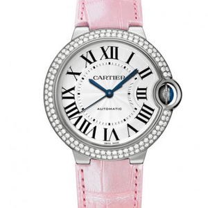 Cartier WE900651 automatisch mechanisch 9015 uurwerk diamanten dameshorloge (36 mm).