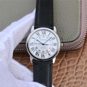 A8 Cartier London SOLO medium WSRN0021 horloge, diameter 36 mm, dikte 9,46, origineel 076 volledig automatisch mechanisch uurwerk
