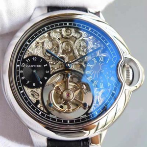 Cartier blauwe ballon bleek te zijn w6920097 automatische mechanische dames horloge (33MM)
