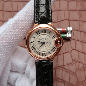 Cartier Blue Balloon dameshorloge w6920097 quartz horloge (klein 28,6).