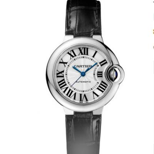 v6 fabriek Cartier blauwe ballon W6920085 dames mechanische horloge (33mm).