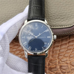 Glashütte Original Congressman Big Date Moon Phase Watch Men's Watch Leather Strap Automatic Mechanical Movement