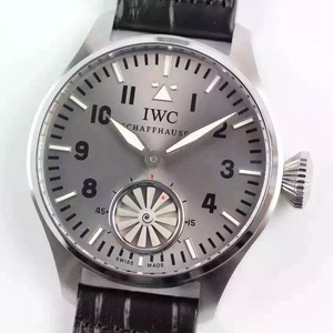 IWC Turbo Dafei grote pilotenserie, Seagull 6497 veranderd in echt handmatig uurwerk herenhorloge