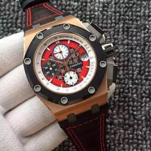 JF boutique AP Audemars Piguet RB2-serie, uitgerust met een replica van de originele Audemars Piguet Cal.3126 automatisch chronograaf uurwerk, stalen keramische ring