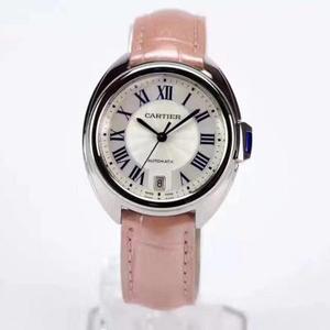 Women's KW factory genuine open mold Cartier key women's clothing 35mm, which is the new blue balloon, with Japanese 9015 movementOM Seahorse 300m 42mm 210.30.42.20.01.001 om purchased the original 1-1 model to create a men's watch
