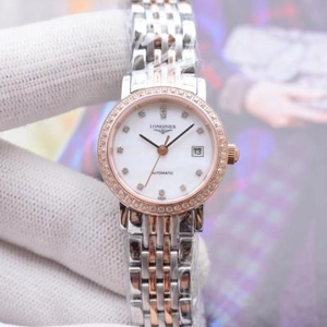 fijne imitatie van Longines prachtige serie dames mechanische horloge Zwitserse originele 2671 uurwerk met stabiele prestaties.