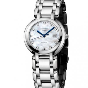 GS Longines Heart and Moon Series L8.110.4.87.6 Quartz Movement Women's Watch Elegant and Perfect Hot Selling Mother-of-pearl Face
