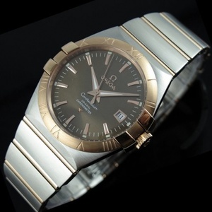 Zwitsers Omega OMEGA Double Eagle-serie horloge automatisch mechanisch transparant 18K roségoud herenhorloge Zwitsers uurwerk