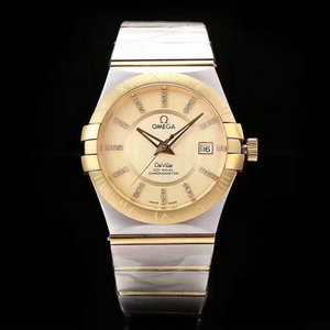 [X Factory] Een-op-een gravure van mechanische horloges met een hoge imitatie paar Omega nauwkeurige constellatie vakmanschap 123.20.38.21.58.001