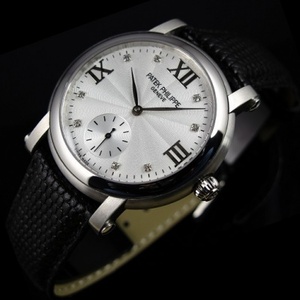 Swiss Patek Philippe Watch Retro Independent Small Second Automatic Mechanical Through Bottom Leather Men's Watch Swiss Movement