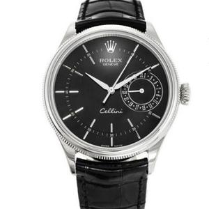 VF Rolex Cellini serie 50519-0007 automatisch mechanisch herenhorloge (zwarte plaat) VF Rolex Cellini serie 50519-0007 automatisch mechanisch herenhorloge (zwarte plaat)