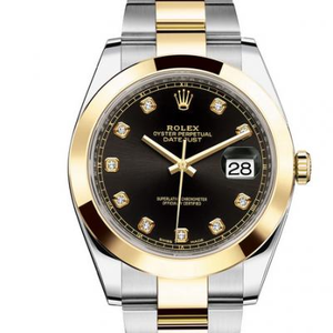 Rolex Datejust Series 126303 Heren Horloge Zwarte Plaat
