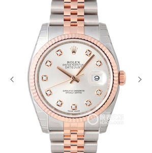 N fabriek replica Rolex Datejust rose goud 14k goud bedekte serie unisex horloge mechanisch horloge.