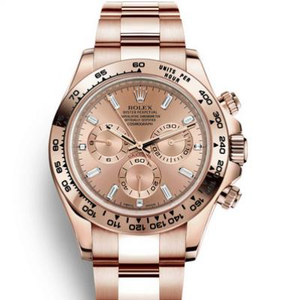 JH Rolex Universe Chronograph Full Rose Gold Gold Daytona m116505-0012 Men's Mechanical Watch V7 Edition