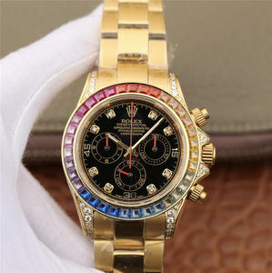 De Rolex Daytona-116598RBOW serie zet het klassieke meesterwerk sinds 1963 voort. 18k gouden herenhorloge