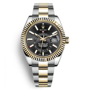 replica Rolex Oyster Perpetual SKY-DWELLER serie m326933-0002 mechanisch herenhorloge.