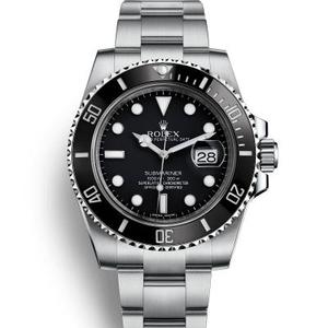 N Factory V8 Versie Rolex Submariner 116610LN-97200 Kalender Diver's Watch Top Opnieuw gegraveerd Horloge 904 Staal