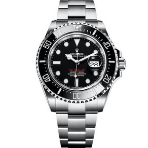 N Rolex V9 Sea-Dweller 126600-0001 (Single Red New Little Ghost King) Roestvrijstalen band origineel 3235 mechanische automatische beweging polsen