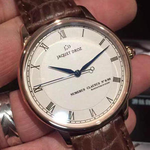 MKS Jaquet Droz Mechanische Horloge Heren importeerde mechanische beweging Alligator lederen band MKS Jaquet Droz Mechanische Horloge Heren importeerde mechanische beweging Alligator lederen band