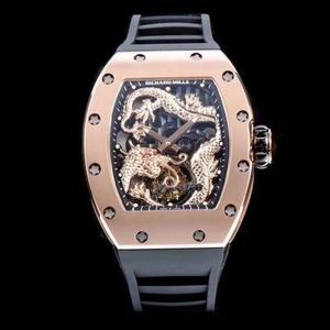 TW factory RICHARD MILLE manages RM057 Jackie Chan Panlong tourbillon watch! Boldly use new performance materials