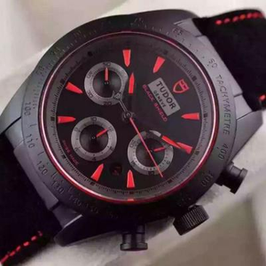 Fine imitation of Tudor TUDOR black knight fast riding series multi-function timing automatic mechanical watch men's watch