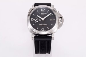 VS fabriek topreplica Panerai pam320 heren mechanisch horloge Zwarte wijzerplaat vierwijzer lichtgevend.