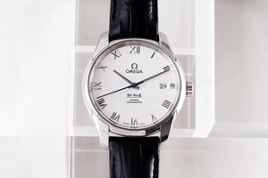 VS fabriek Omega Diefei serie klassieke zakelijke witte plaat heren mechanisch stalen band horloge
